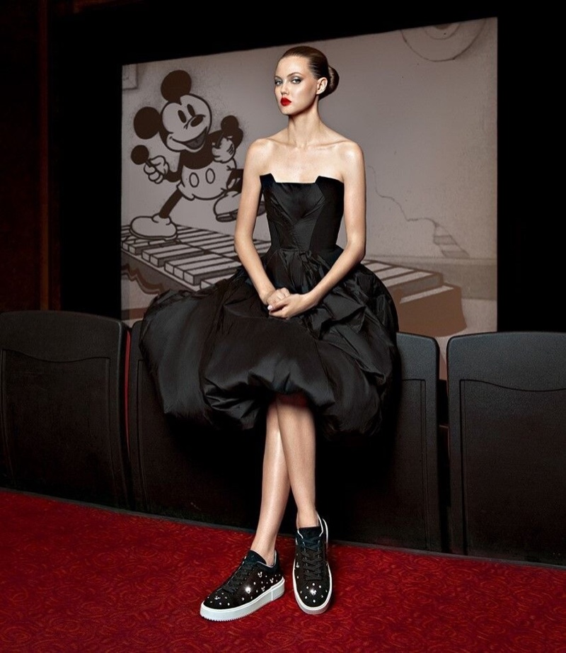 Ryan Low-Top Sneaker Disney Stuart Weitzman