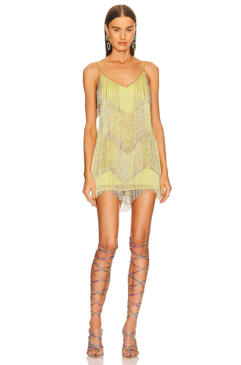 Dundas x REVOLVE Verushka Embellished Mini Dress $568