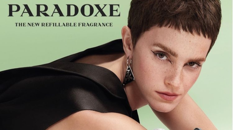 Emma Watson Wears Pixie Cut in Prada Paradoxe Perfume Campaign