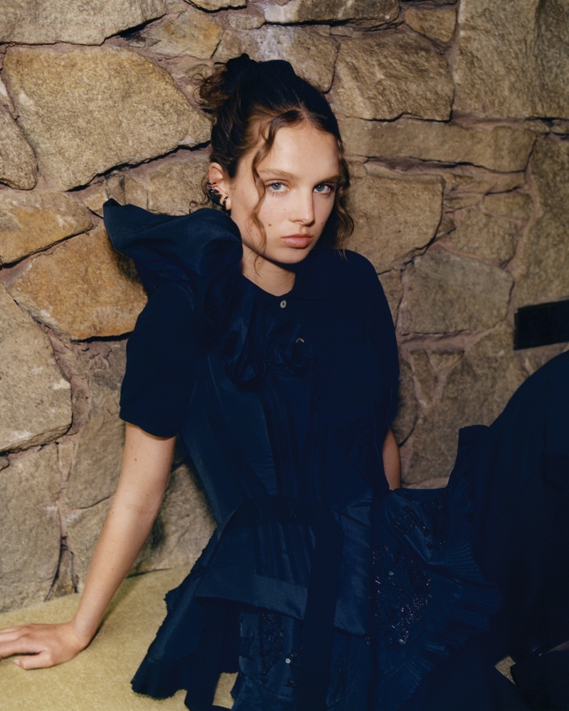Giselle Norman Shows Off Oversized Style for WSJ. Magazine