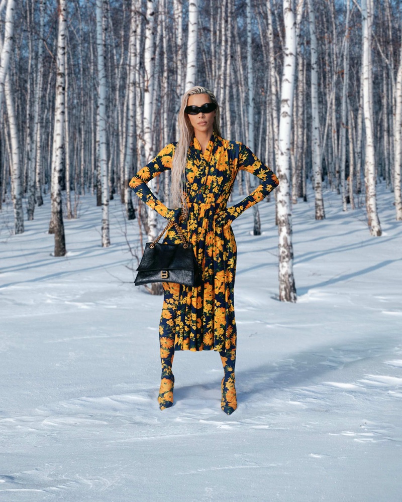 Kim Kardashian Balenciaga Winter 2022 Campaign