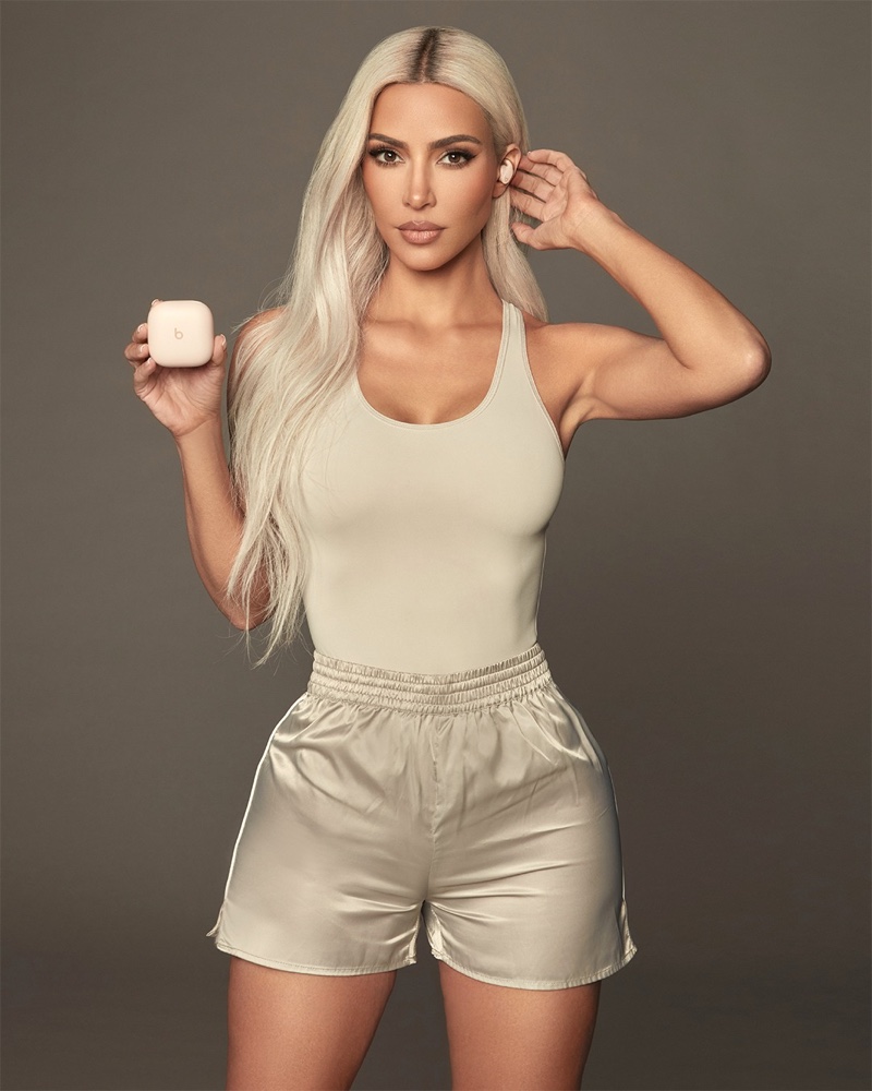 Kim Kardashian Beats SKIMS Outfit