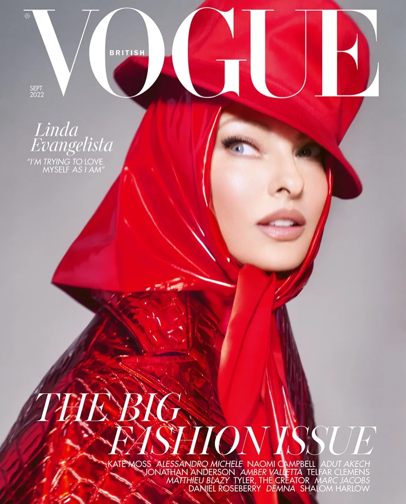 Linda Evangelista Vogue UK Cover 2022