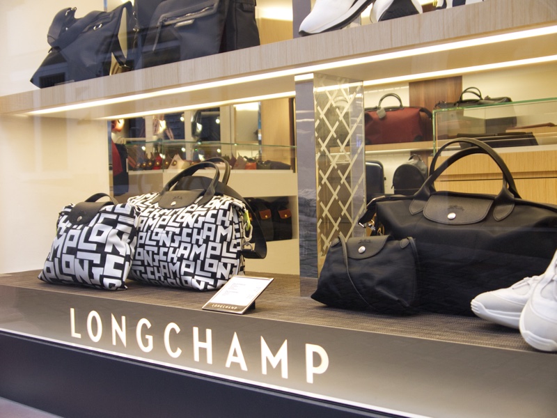 Longchamp Bags Store Display