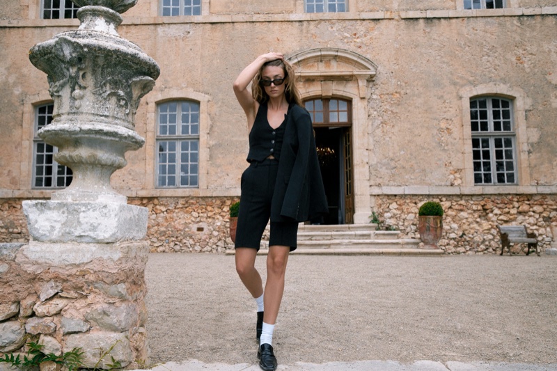 Lorena Rae Poses in France for Her Fashion Label, RÆRE