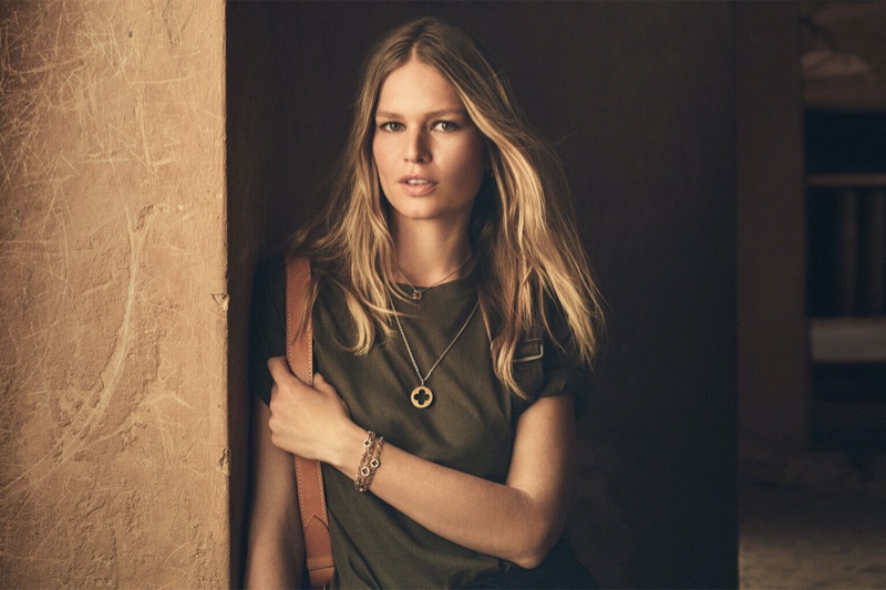 Anna Ewers Louis Vuitton Empreinte Fine Jewelry Campaign