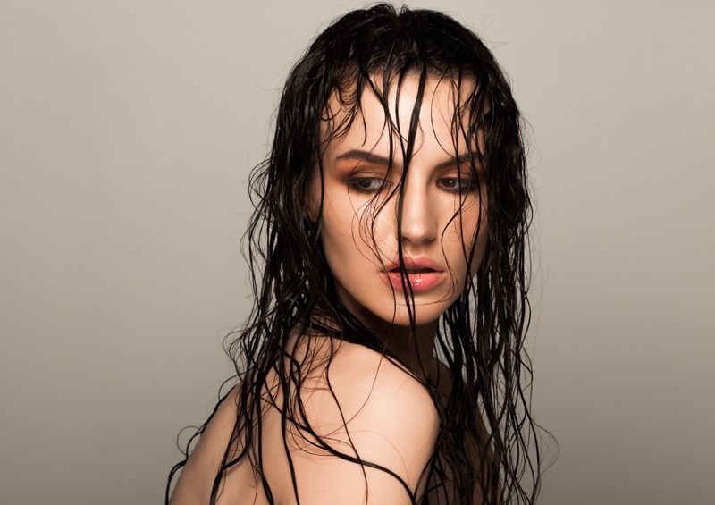 Makeup Wet Hair Beauty Photo