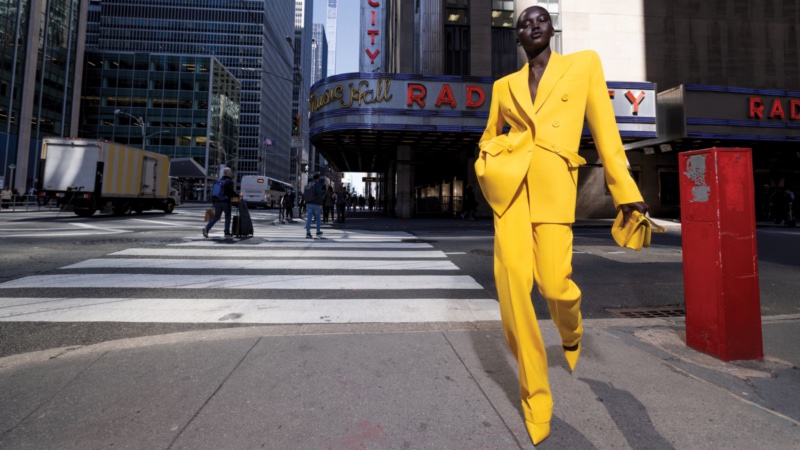 Michael Kors Adut Akech Fall 2022 Campaign