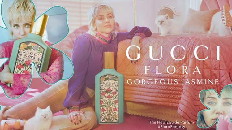 Miley Cyrus Is a Dream for the Latest Gucci 'Flora' Scent