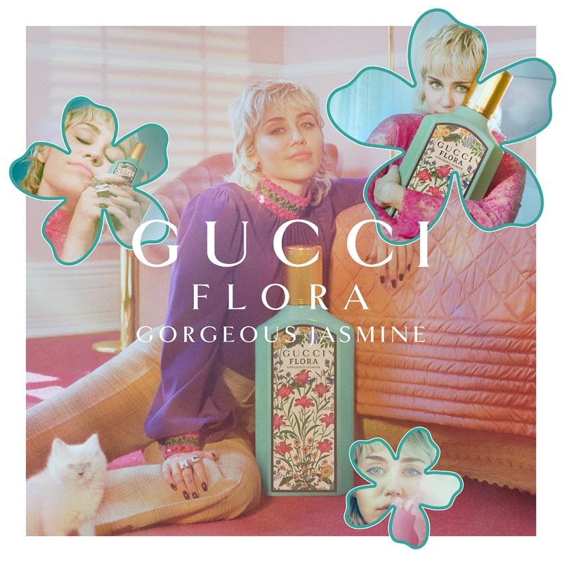 Gucci 2022 Miley Cyrus Fragrance Campaign