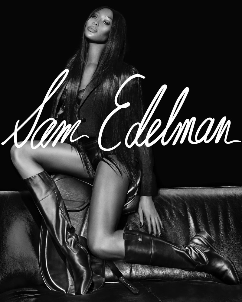 Naomi Campbell Sam Edelman Boots Fall 2022 Campaign