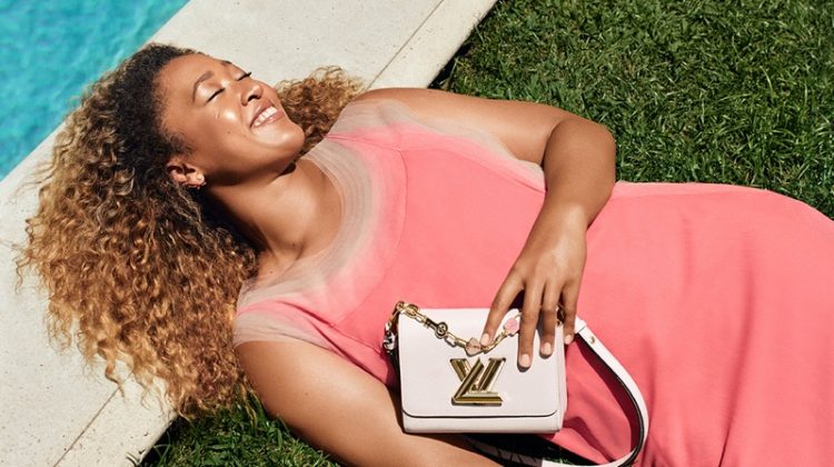 Naomi Osaka Poses Poolside With Louis Vuitton Twist Bag