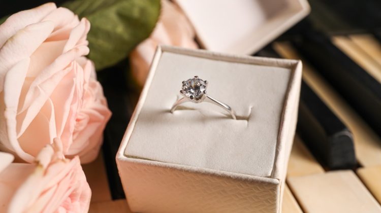 Proposal Ring Music Flowers Piano