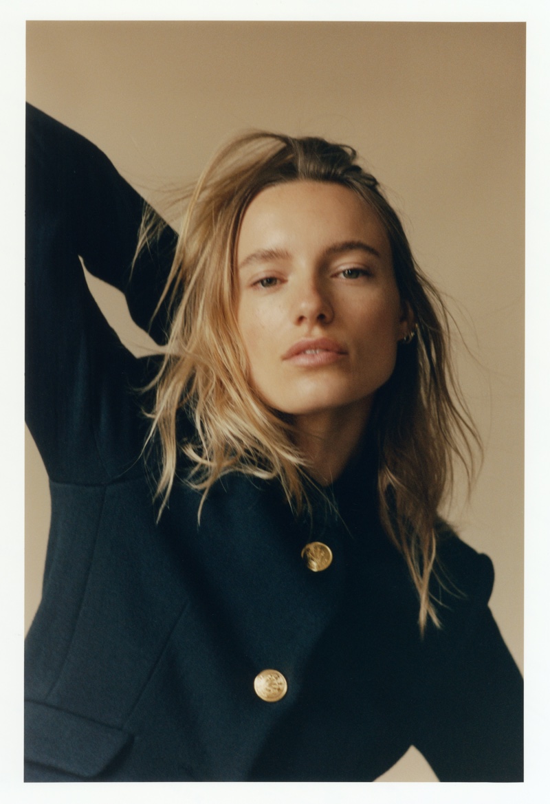 Maya Stepper Models Timeless Essentials in Rag & Bone's Icons Collection
