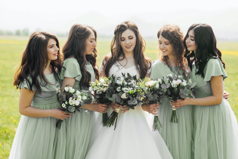 Sage Green Bridesmaid Dresses