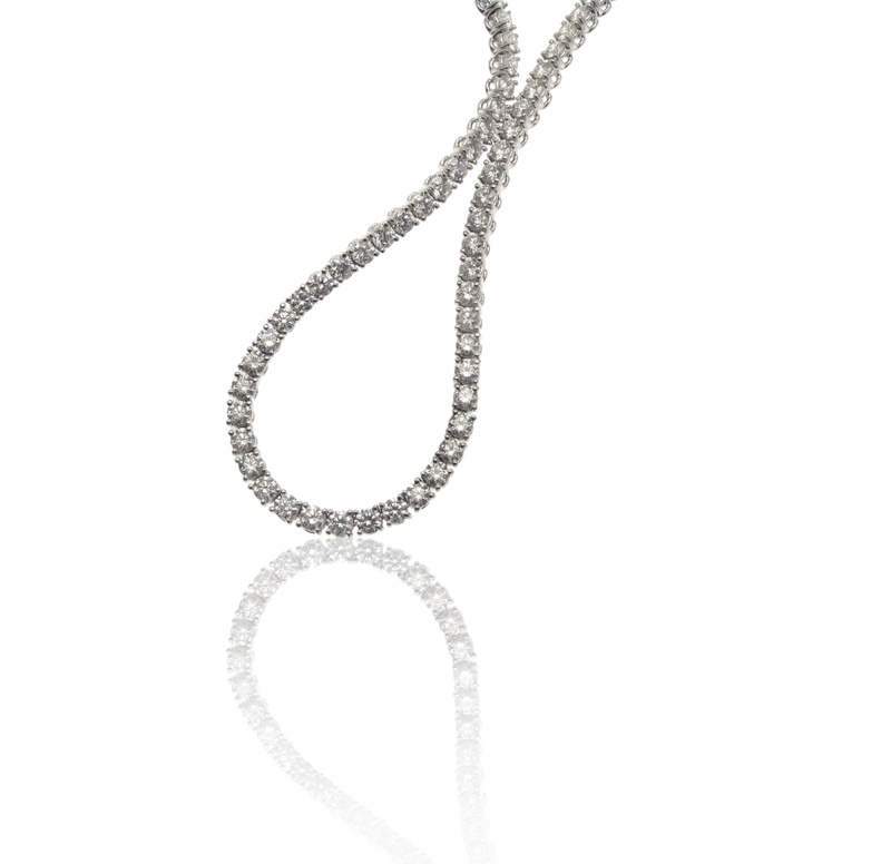 Strand Diamond Tennis Necklace