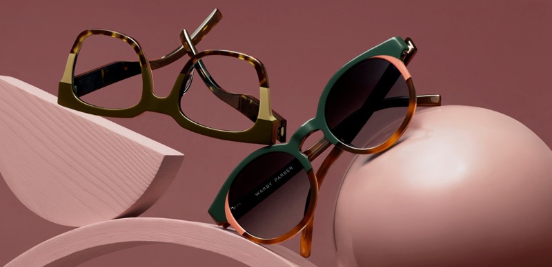 Warby Parker Color Block Glasses Collection.