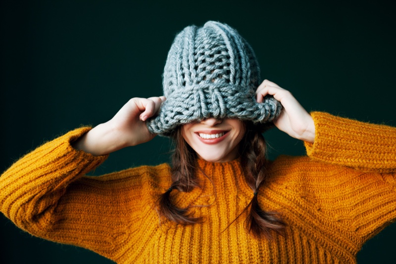 Woman Knit Beanie