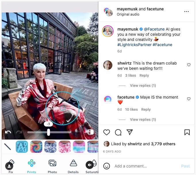 Maye Musk Instagram