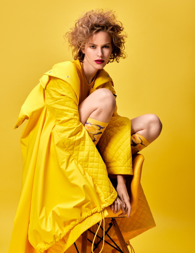 Alexandra Hochgurtel Poses in Colorful Styles for Schön! Magazine