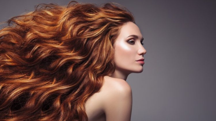 Beauty Voluminous Red Hair