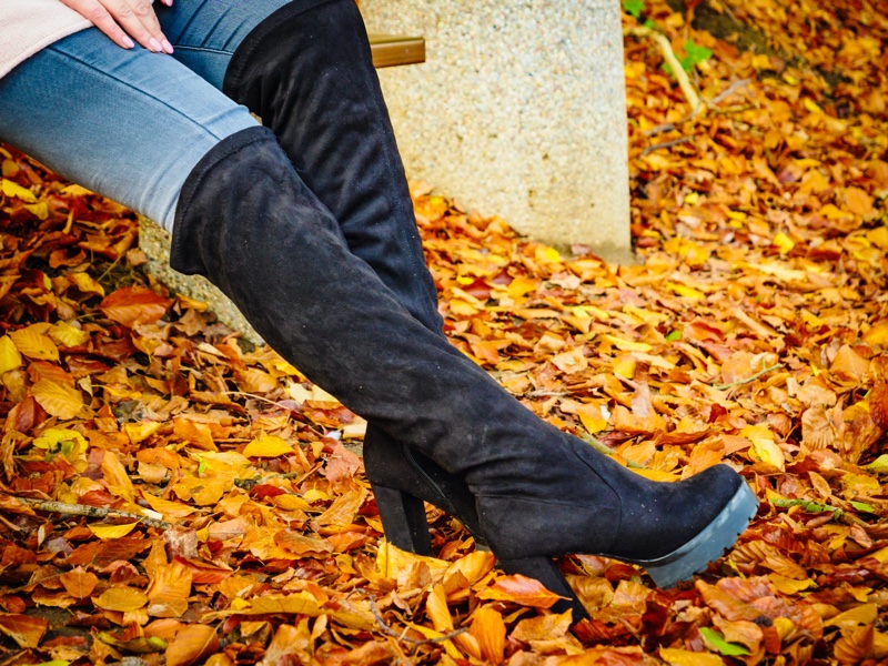 Black Knee High Boots Fall