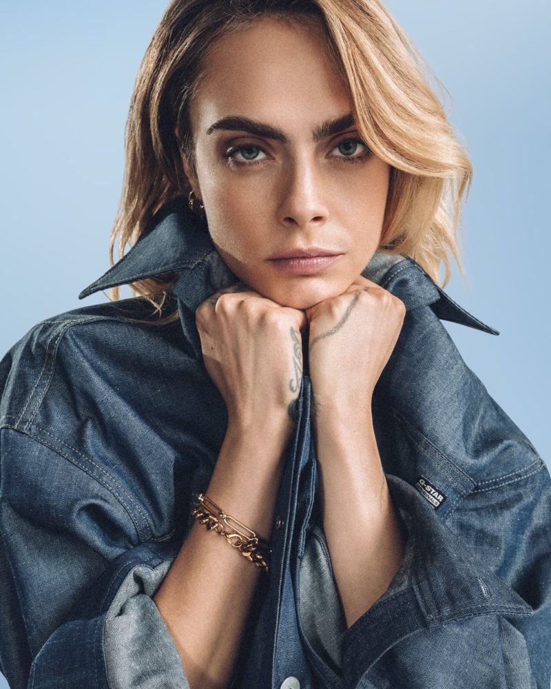 Cara Delevingne G-Star Jean Jacket