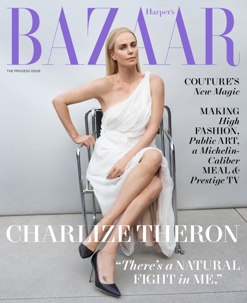 Charlize Theron Harper's Bazaar US 2022 Cover