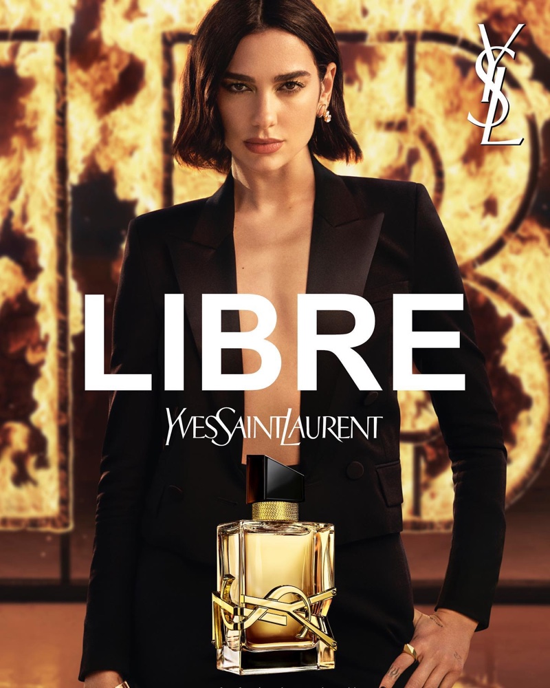 Dua Lipa Yves Saint Laurent Libre Le Parfum Campaign 2022
