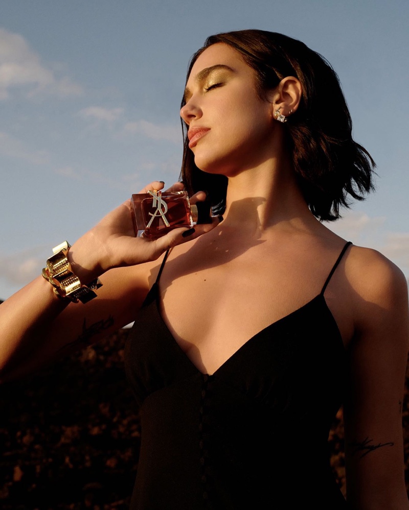 Dua Lipa YSL Beauty Photoshoot 2022