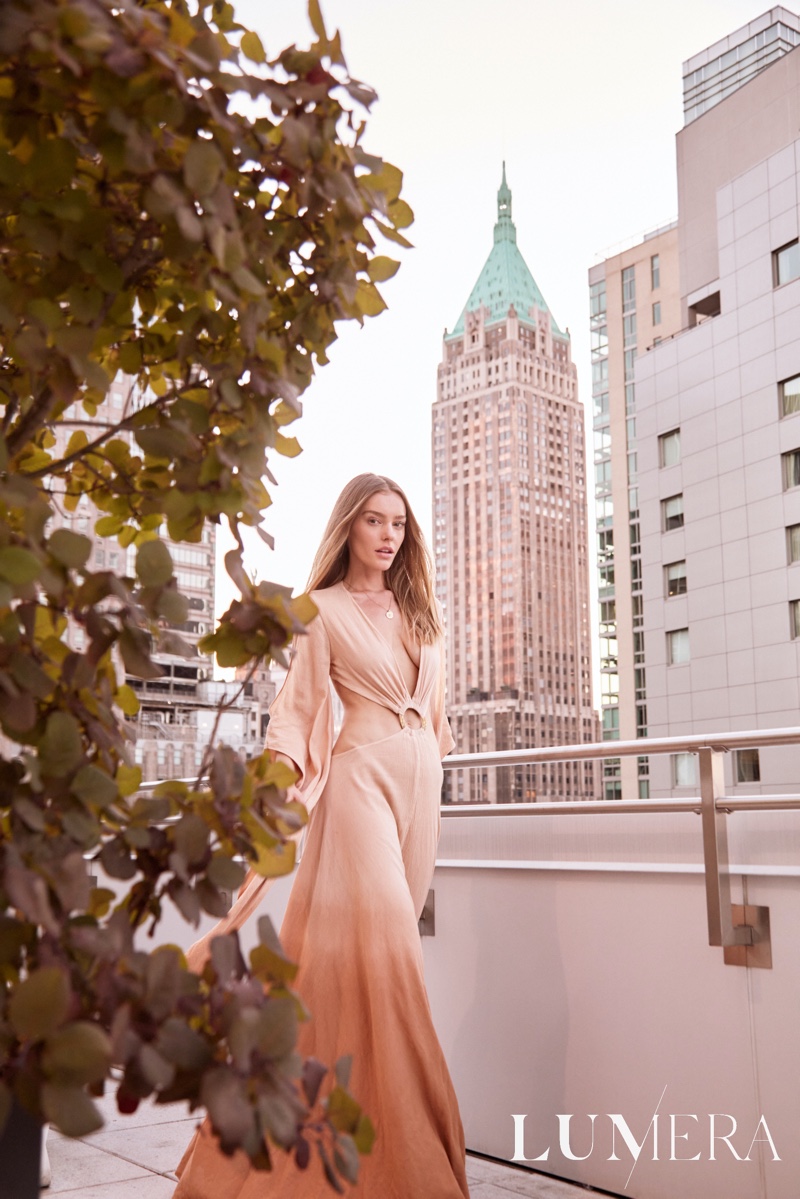 Georgia Gibbs Wears Sustainable Fashion for Luméra Magazine