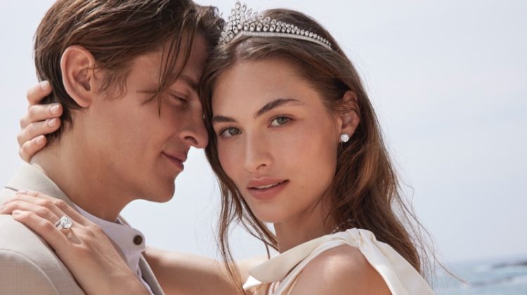 Grace Elizabeth Poses With Real Life Husband in Graff Bridal Campaign