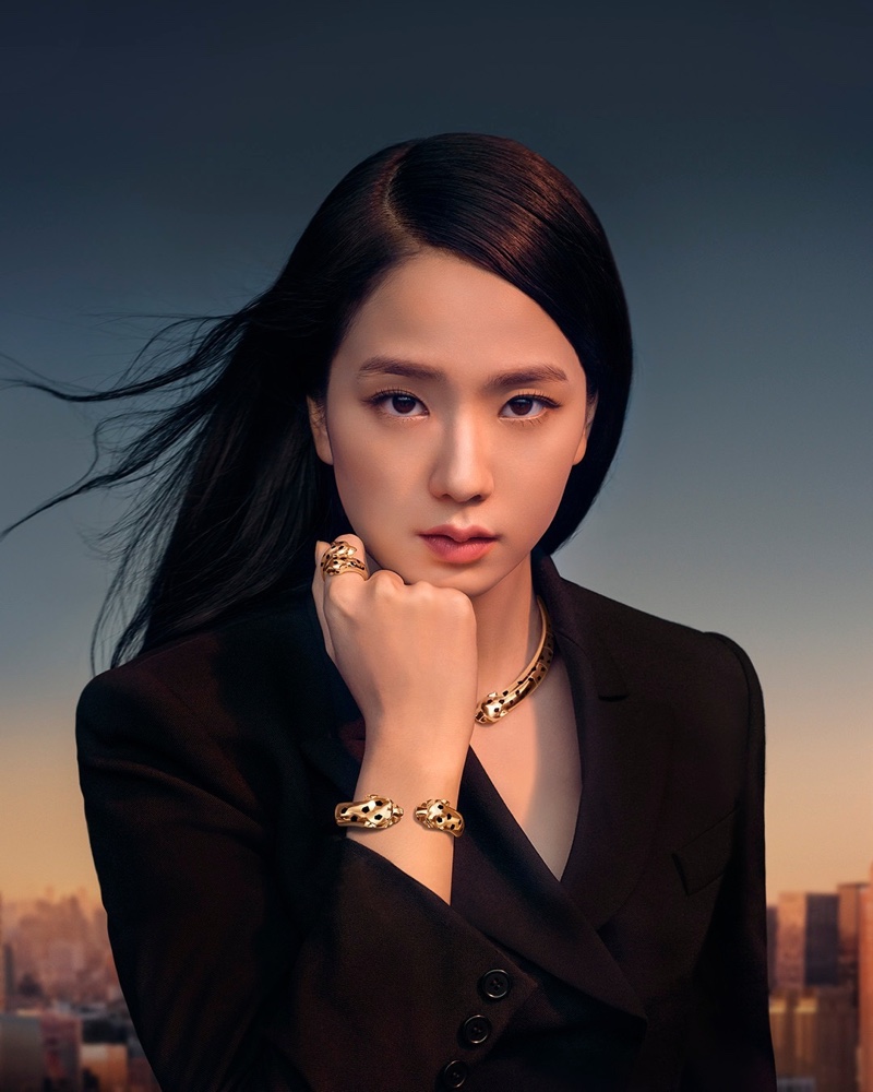 Jisoo Panthere de Cartier Jewelry Campaign 2022