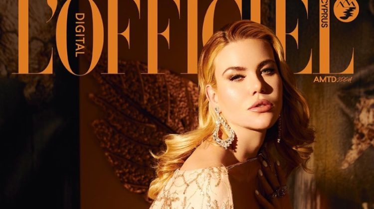 Joanna Borov Channels Old Hollywood for L’Officiel Cyprus Cover
