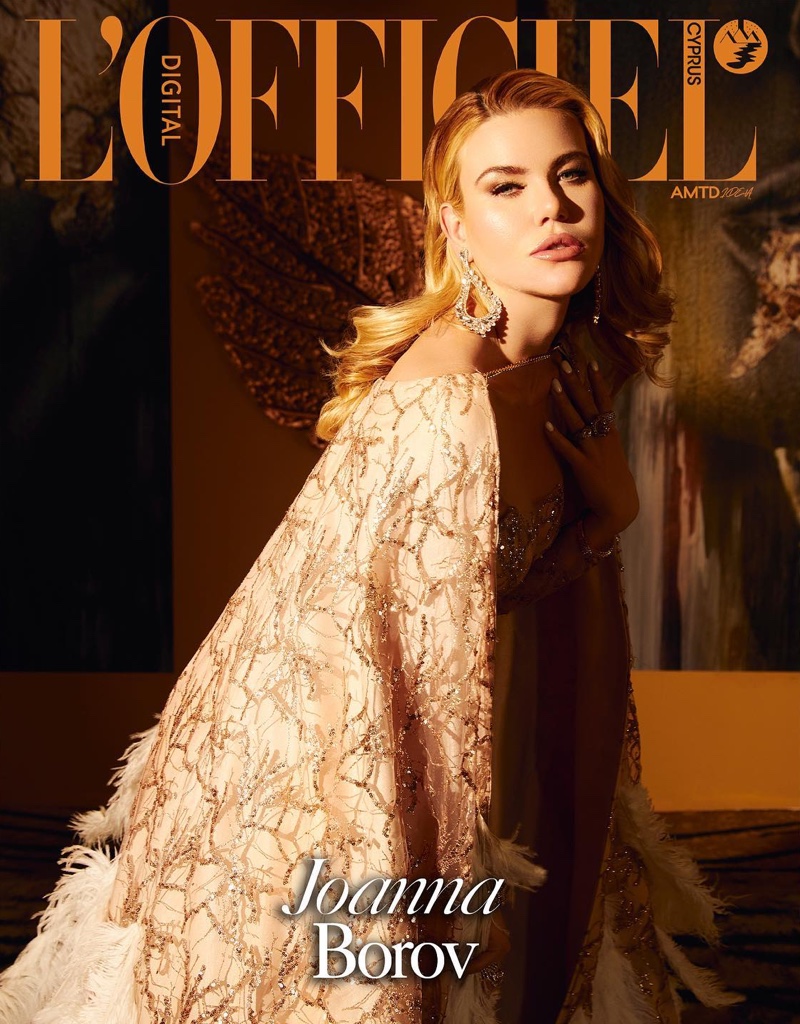 Joanna Borov on L'Officiel Cyprus Dgital Cover