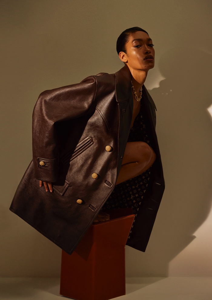 Marlee Bell Embraces Leather Styles for ELLE Germany