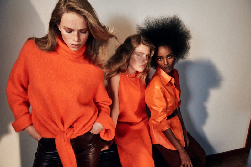 Massimo Dutti Limited Edition Fall 2022 Orange Trend