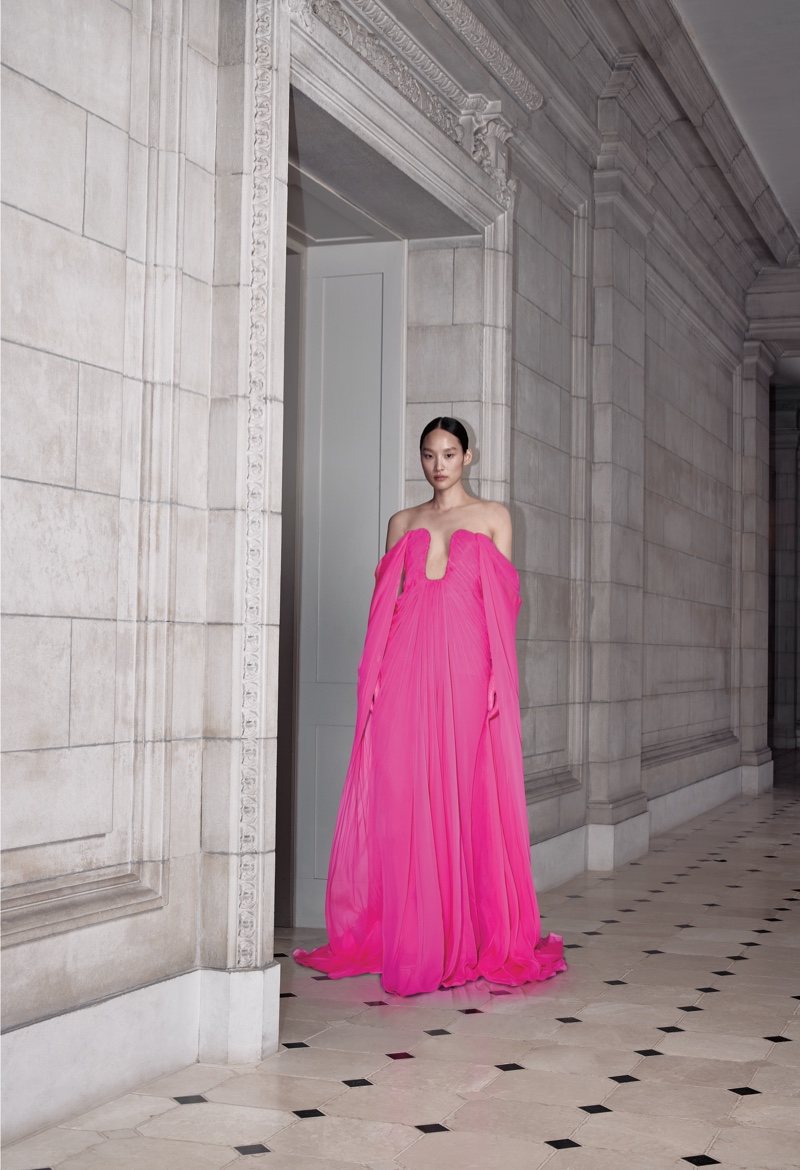 Valentino Pink Gown Fall Neiman Marcus
