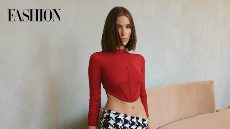 Olivia Culpo Mini Skirt FASHION Magazine