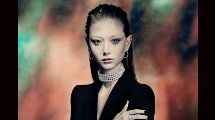 Sara Grace Wallerstedt Looks Elegant in Tasaki Jewelry Campaign