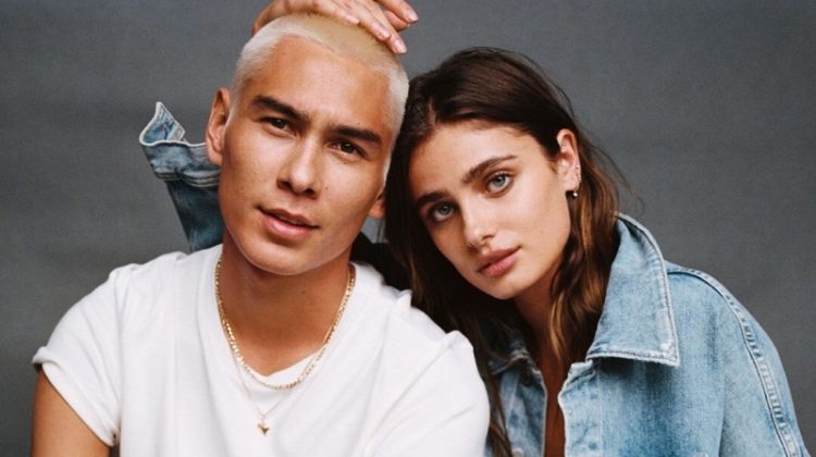Taylor Hill Channels 90s Cool for AG Jeans Fall 2022 Campaign