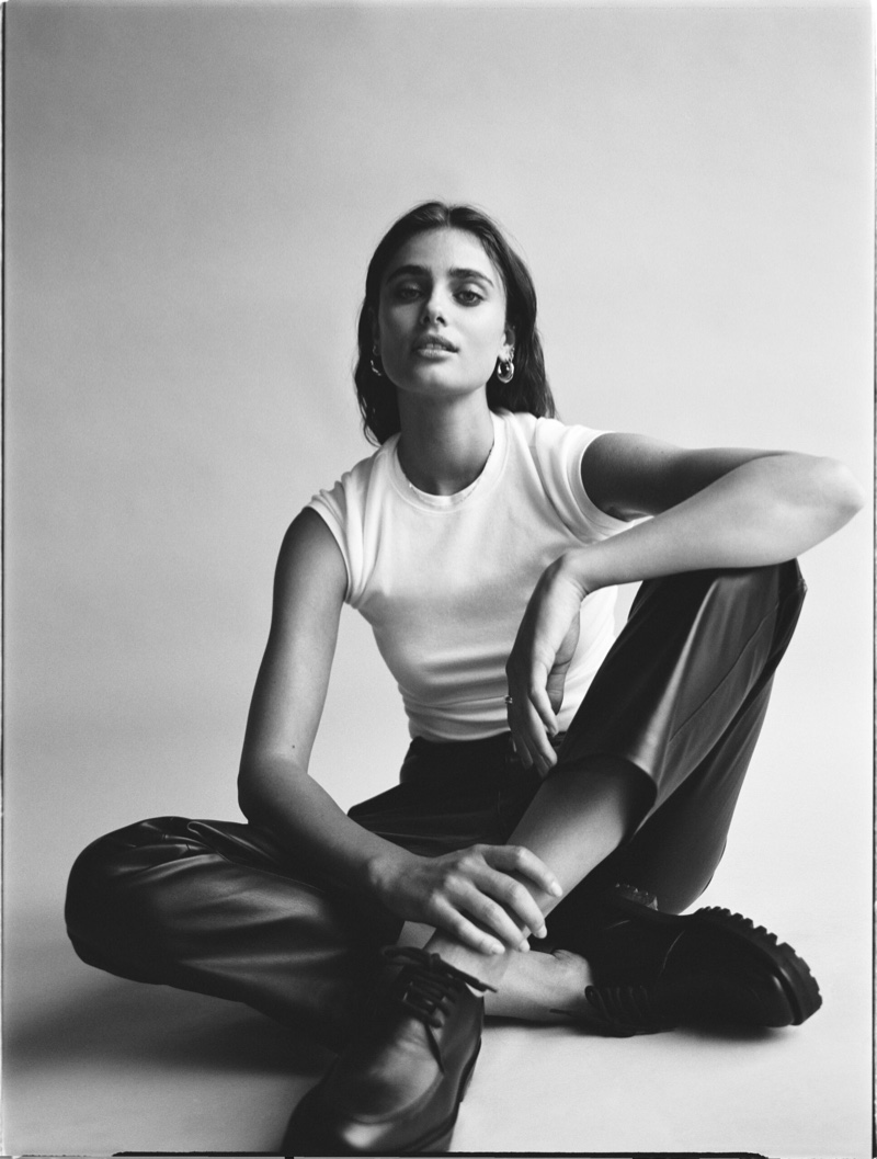 Taylor Hill AG Jeans Fall 2022 Campaign