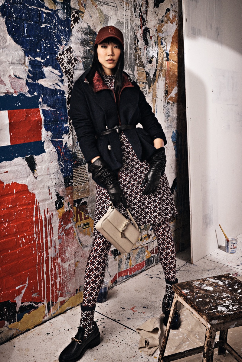 Soo Joo Park Tommy Hilfiger Fall 2022 Campaign