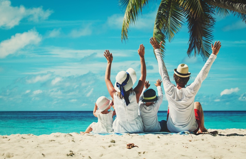 Vacation Family Beach Hats Travel Summer