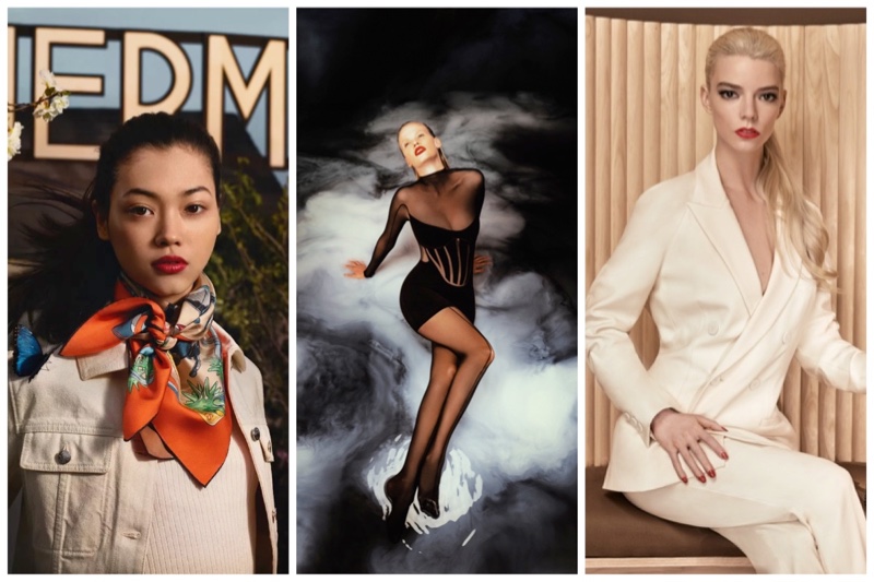 Week in Review: Mika Schneider for Hermès fall 2022 campaign, Lara Stone in Mugler x Wolford collaboration, and Anya Taylor-Joy for Jaeger-LeCoultre.