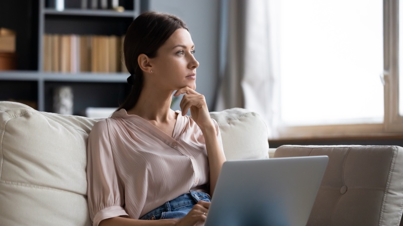 Woman Laptop