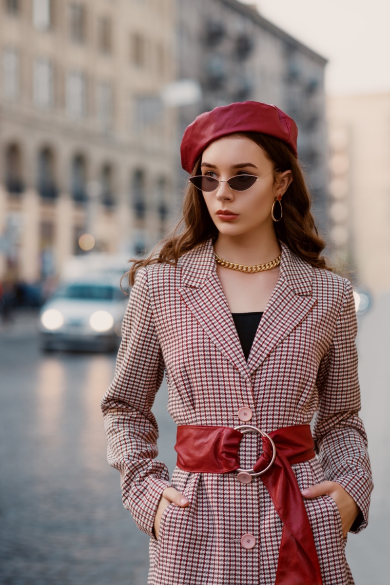 Woman Tonal Dressing Burgundy