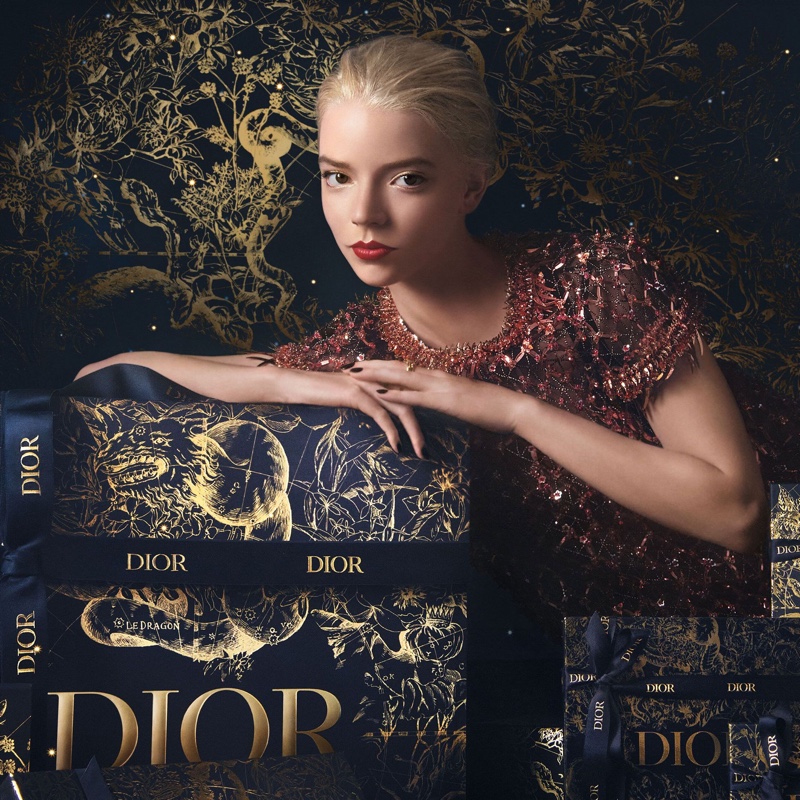 Anya Taylor-Joy Dior Holiday 2022 Dress