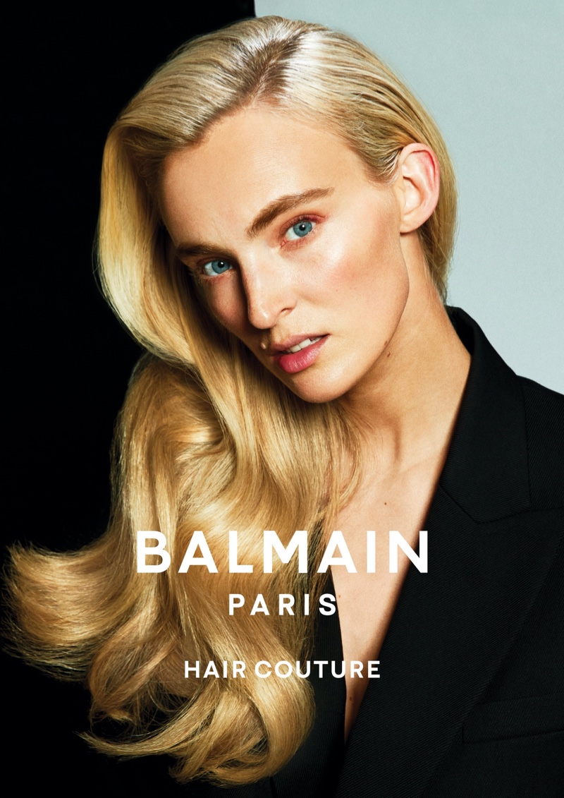 Ymre Stiekema Balmain Hair Couture Fall 2022 Campaign