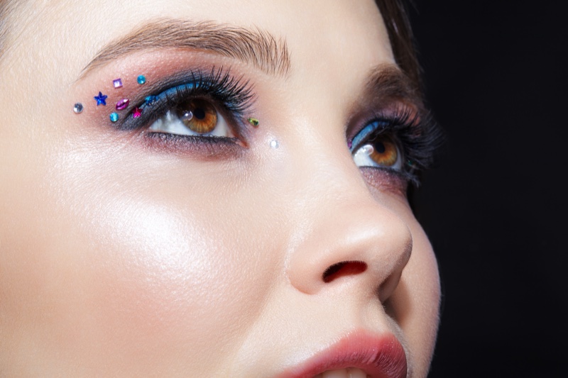 Bejeweled Eye Makeup